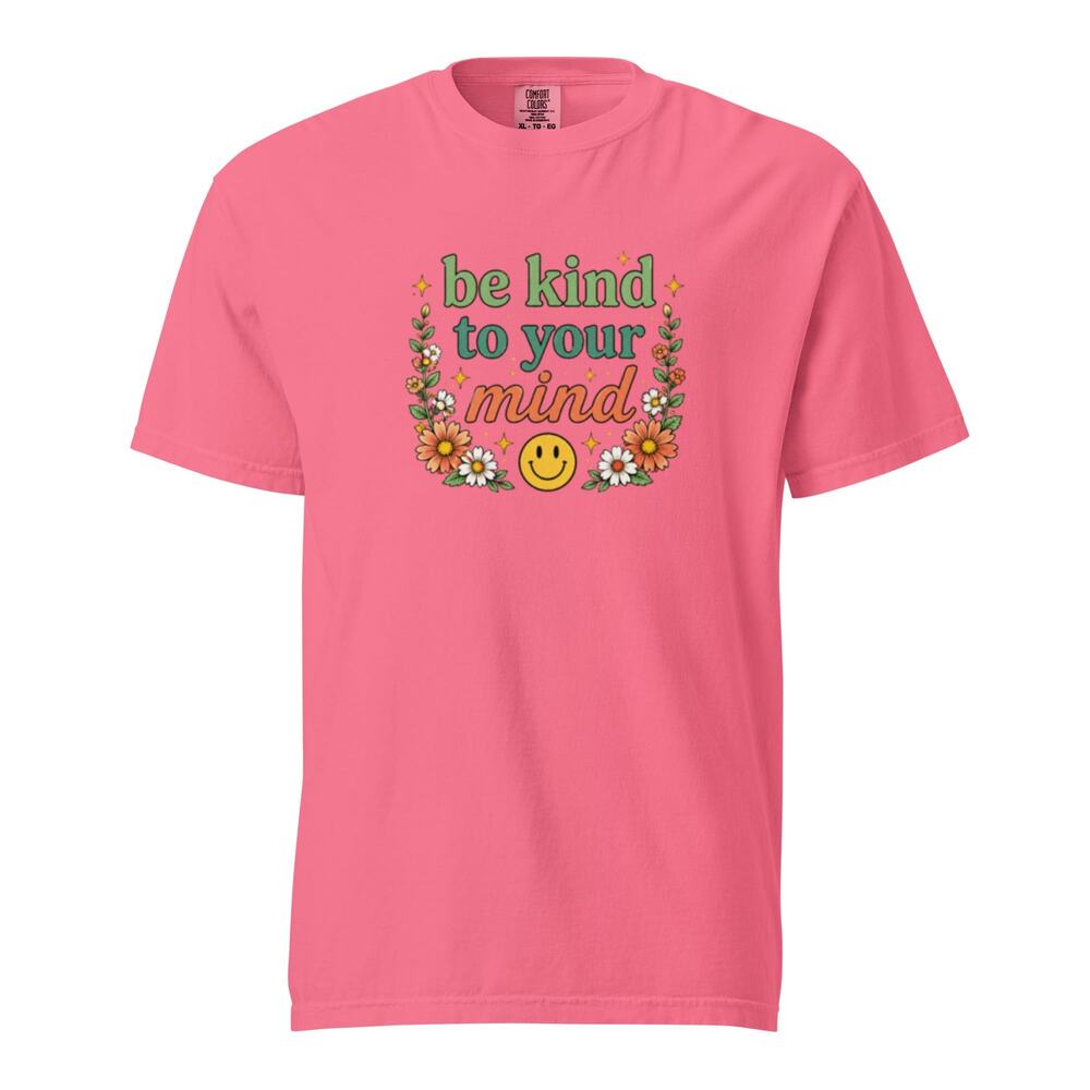 Be kind garment-dyed heavyweight t-shirt